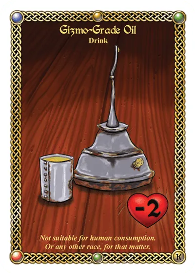The Red Dragon Inn: Gizmo-Grade Oil