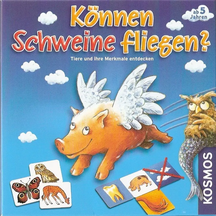 Können Schweine fliegen? Mitbring-Spiel
