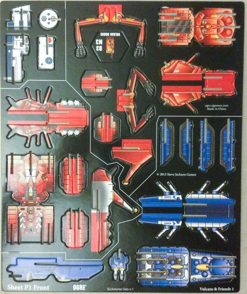 Ogre: Vulcans & Friends Counter Sheets