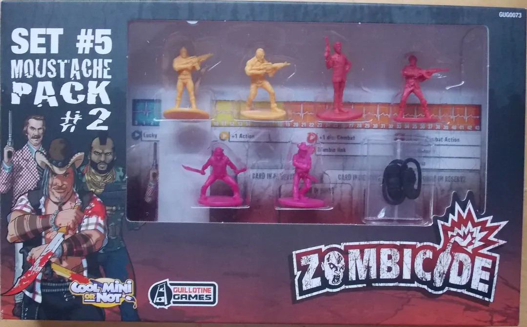 Zombicide Set #5: Moustache Pack #2