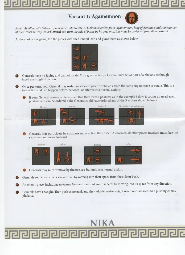 Nika: Rules and Variants