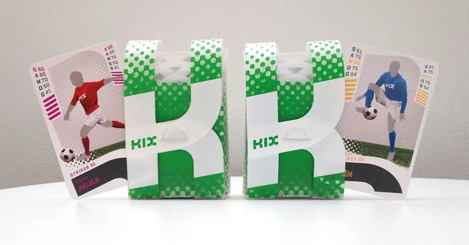 KIX football card game