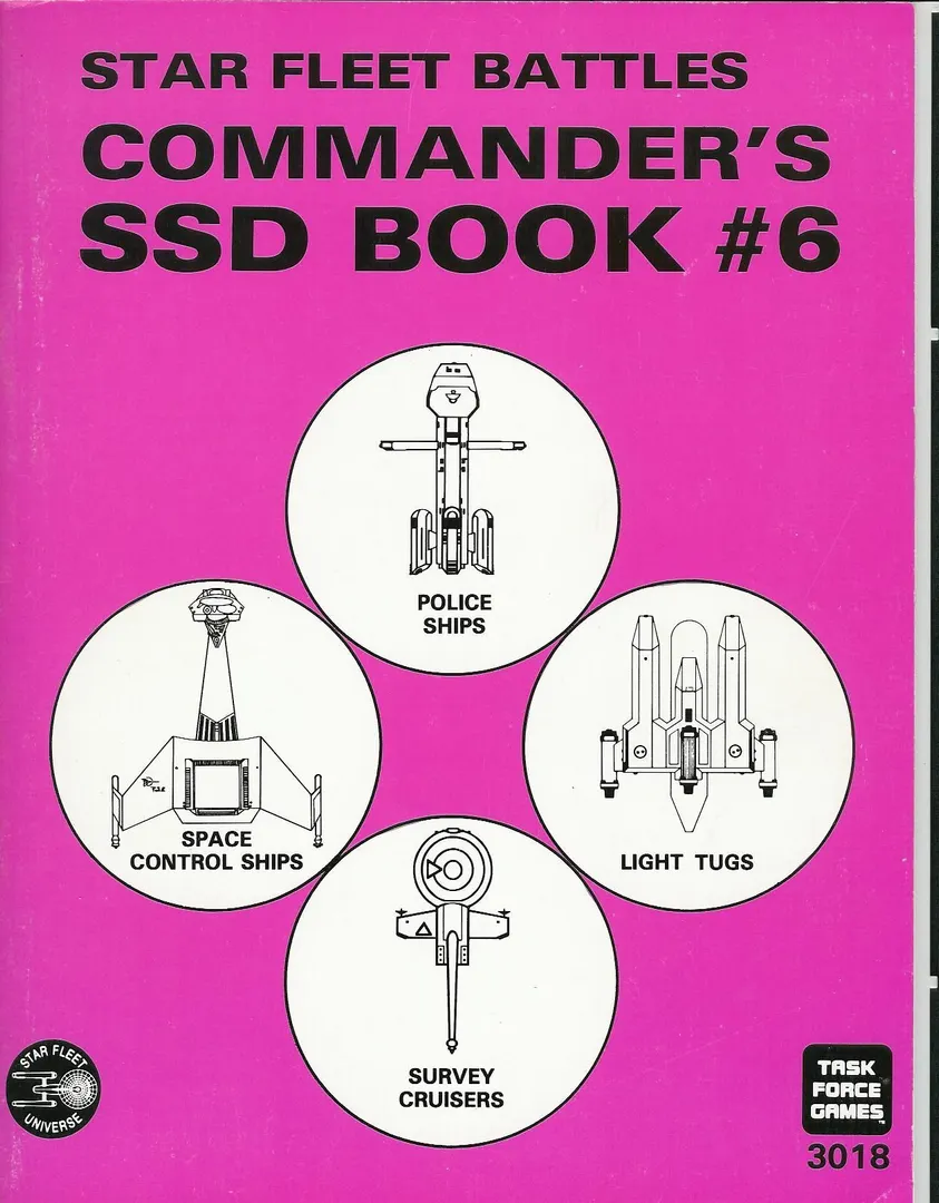 Star Fleet Battles: Commander's SSD Book #6