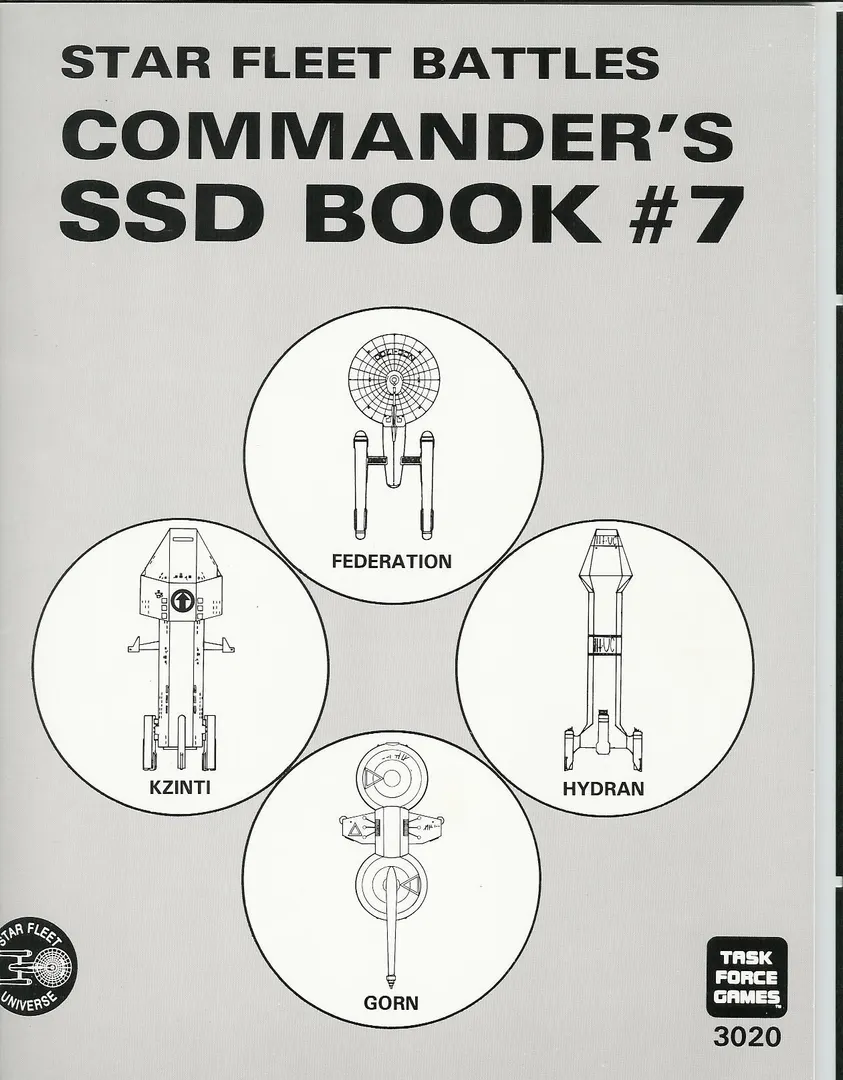 Star Fleet Battles: Commander's SSD Book #7