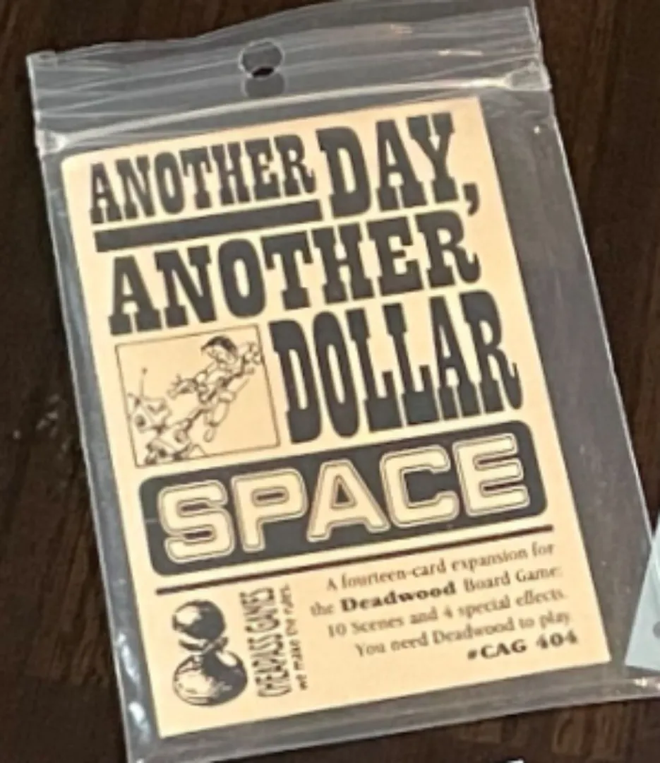 Another Day, Another Dollar: Space