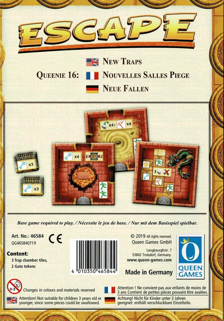 Escape: The Curse of the Temple – Queenie 16: New Traps