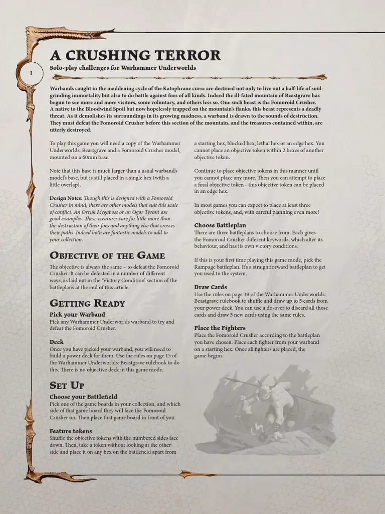 Warhammer Underworlds: A Crushing Terror