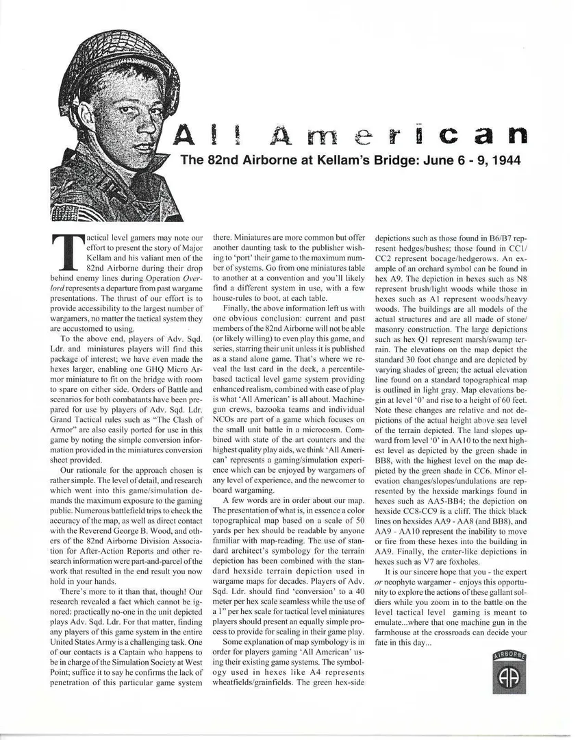 All American: The 82nd Airborne at Kellam's Bridge – June 6-9, 1944