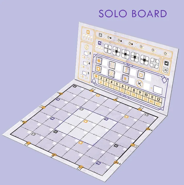 Railroad Ink Challenge: Solo Board
