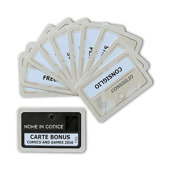 Nome in Codice: Carte Bonus Comics and Games 2016