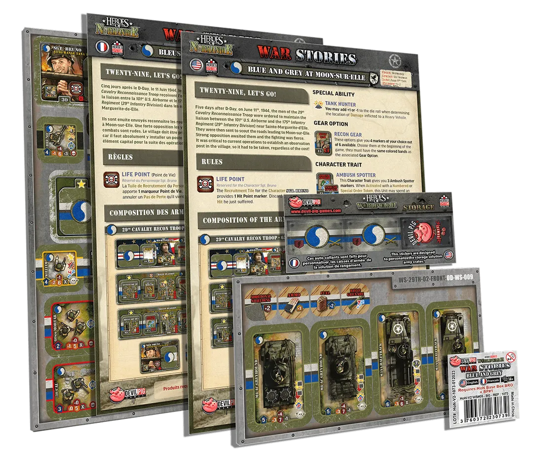 Heroes of Normandie: War Stories #01 – Blue and Grey at Moon-sur-Elle