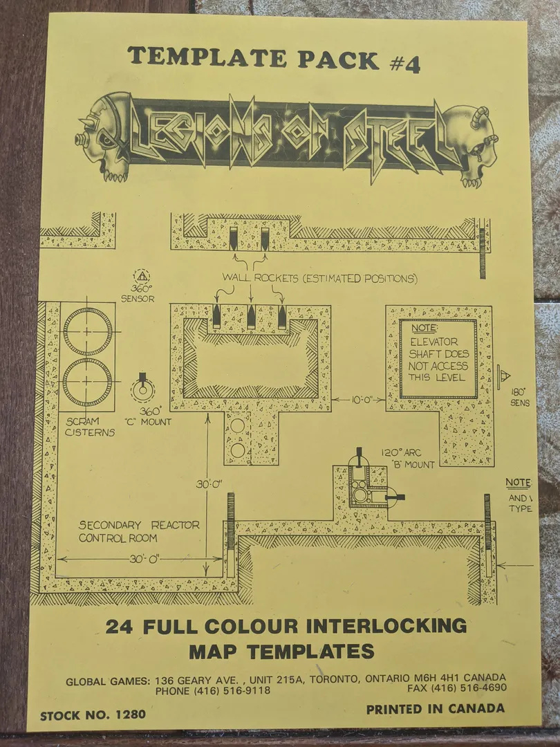 Legions of Steel: Template Pack #4