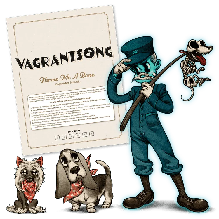 Vagrantsong: Dogcatcher Scenario – Throw Me a Bone