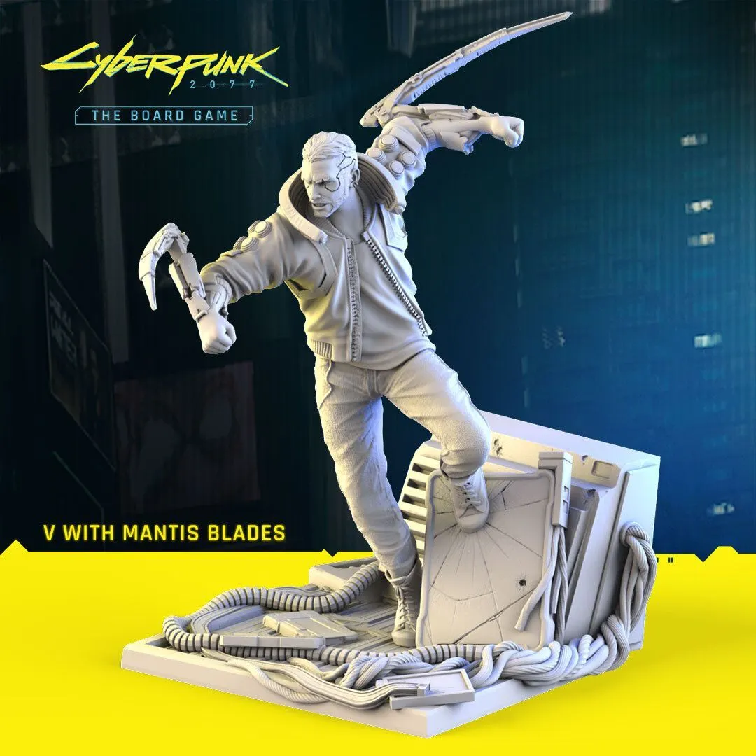 Cyberpunk 2077: The Board Game – V with Mantis Blades