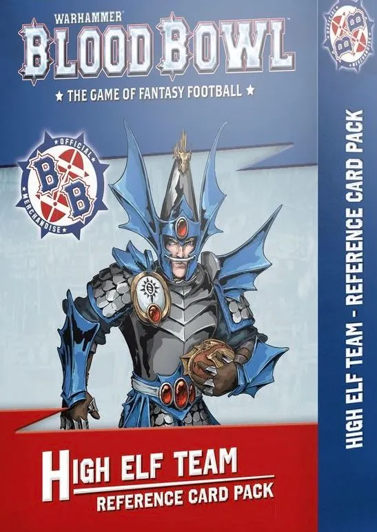 Blood Bowl: Third Season Edition – High Elf Team Reference Card Pack