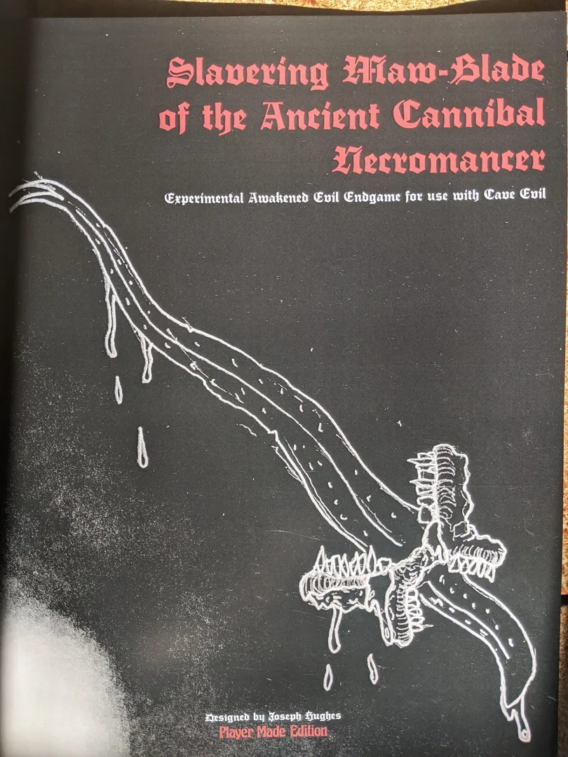 Slavering Maw-Blade of the Ancient Cannibal Necromancer
