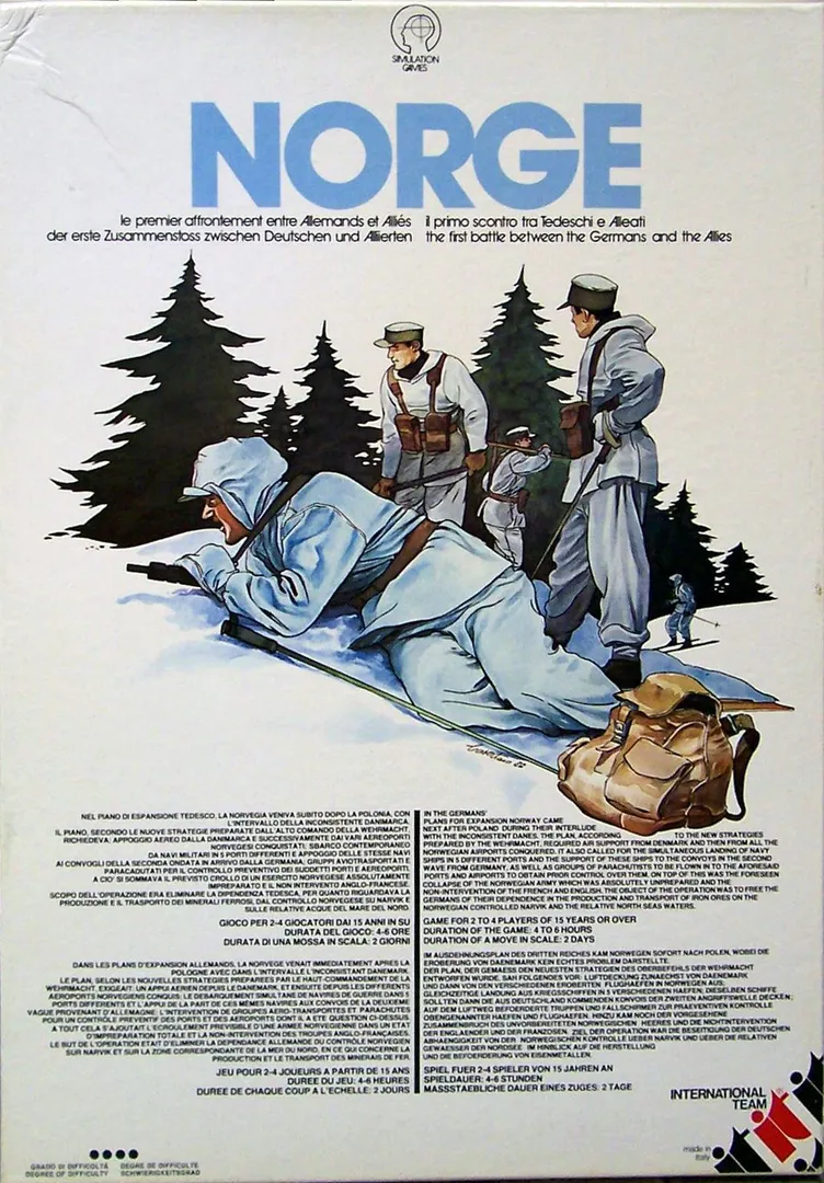 Norge: the first battle between the Germans and the Allies