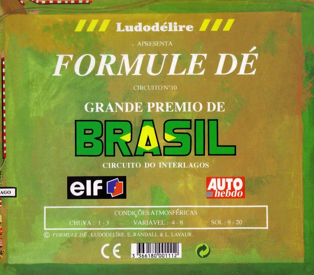 Formule Dé Circuit № 10: GRANDE PREMIO DE BRASIL – Circuito do Interlagos