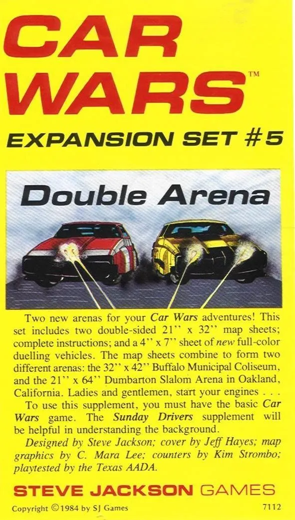 Car Wars Expansion Set #5, Double Arena